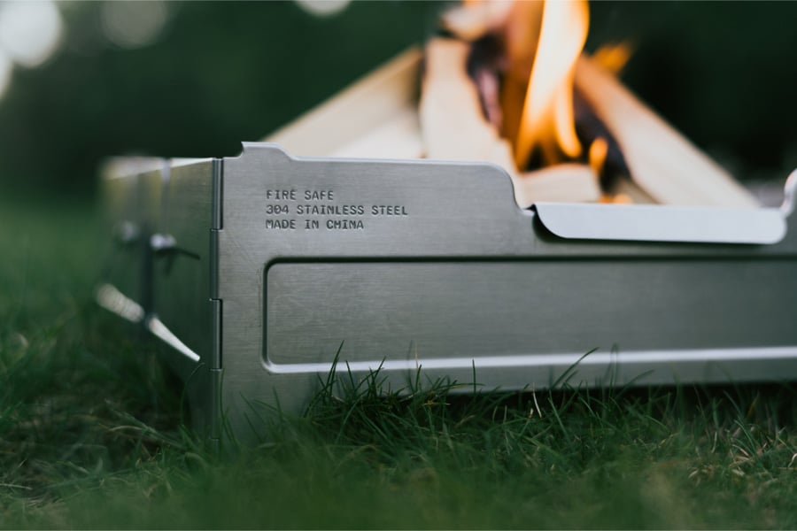 Wolf & Grizzly Fire Safe Ultralight Folding Firepit