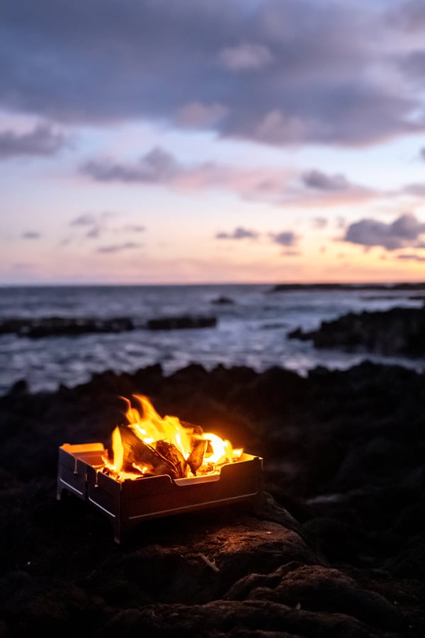 Wolf & Grizzly Fire Safe Ultralight Folding Firepit