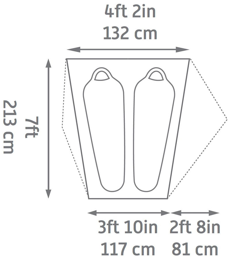 Kelty All Inn 2 Lightweight Hiking Tent