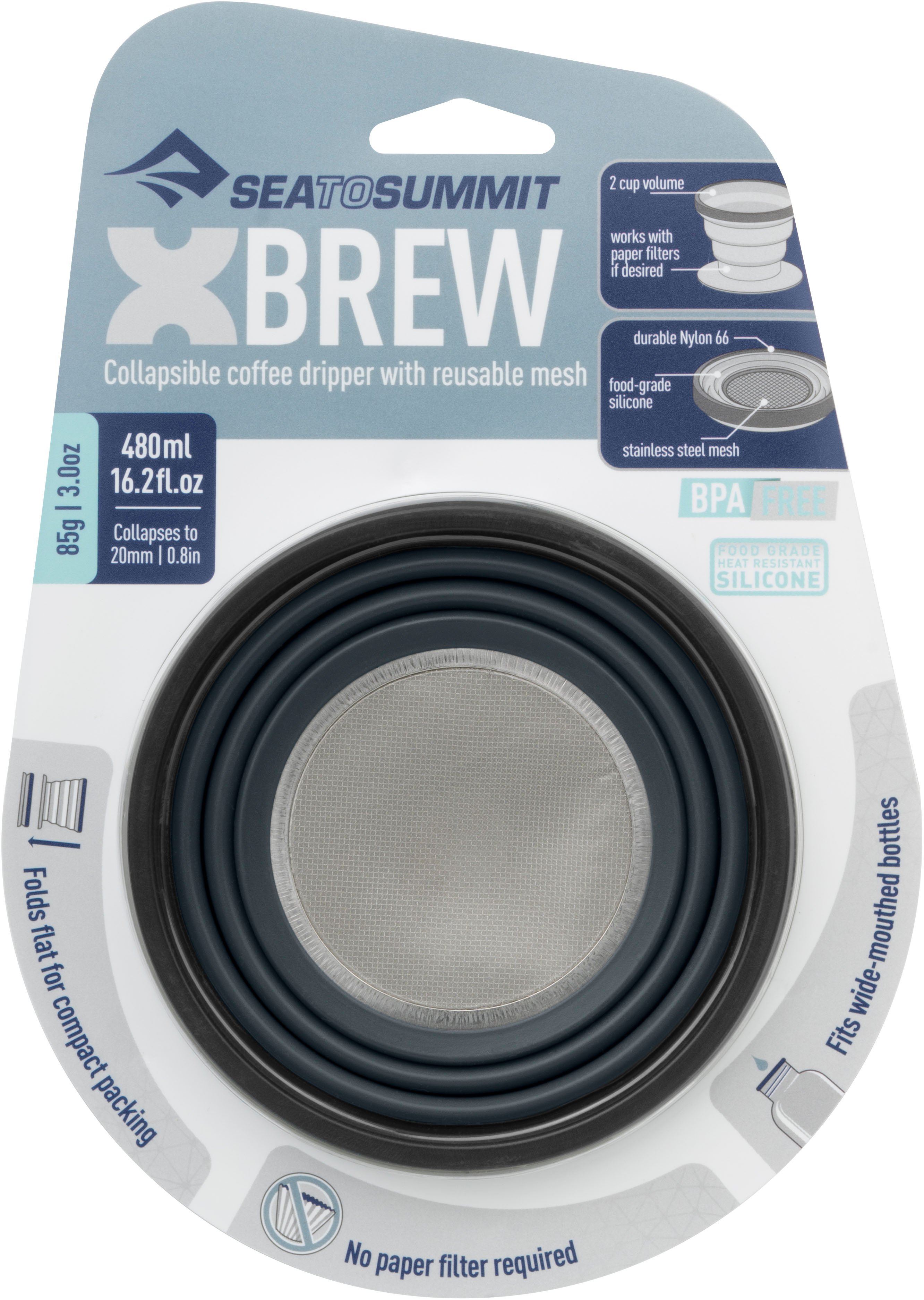 Sea to Summit X-Brew Coffee Dripper Reusable Camping Filter