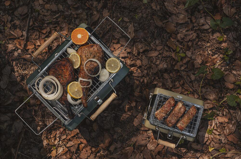 Kenluck Mini Grill Portable Camping BBQ