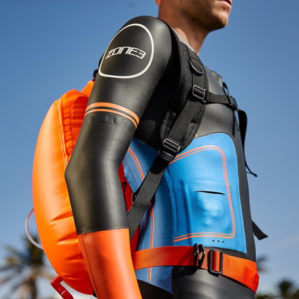 Zone3 Backpack Swim Safety Buoy 28 Tow Float Dry Bag