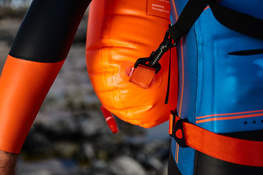 Zone3 Backpack Swim Safety Buoy 28 Tow Float Dry Bag