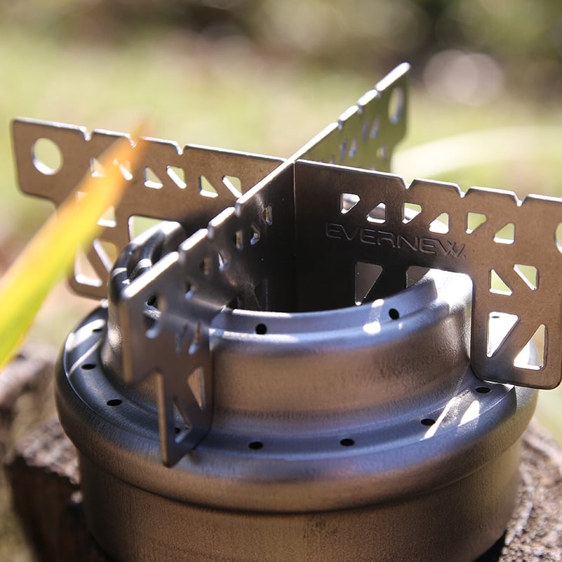 Evernew Titanium Alcohol Stove Ultralight Liquid Fuel Burner