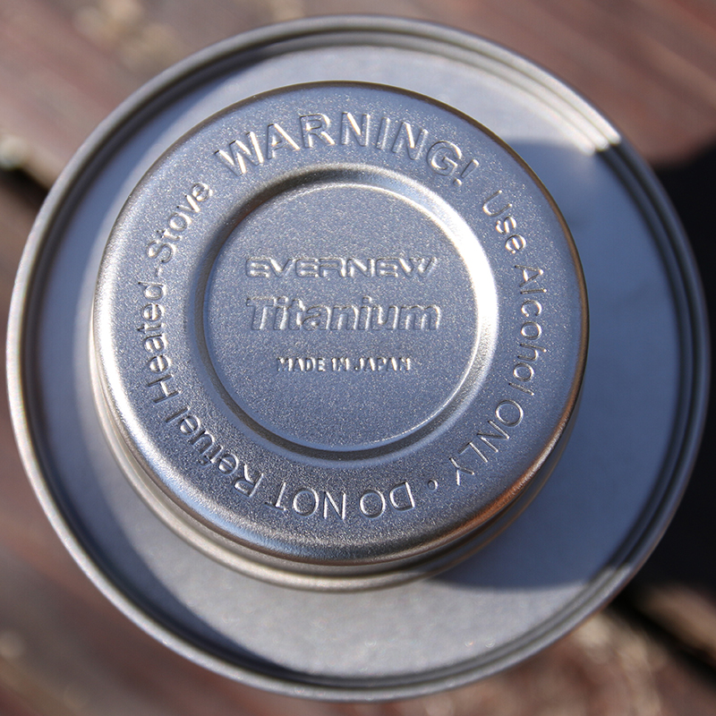 Evernew Titanium Alcohol Stove Ultralight Liquid Fuel Burner