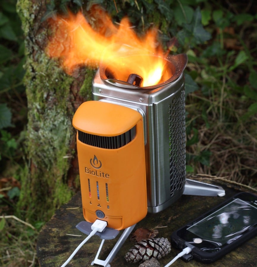 BioLite Campstove 2+ Woodburning Stove & USB Charger