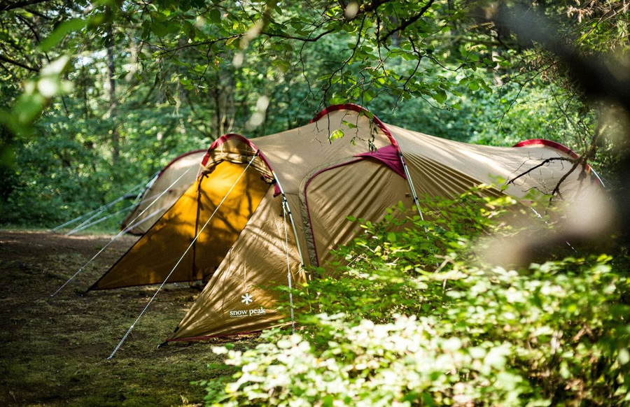 Snow Peak Vault Family Camping Tunnel Tent