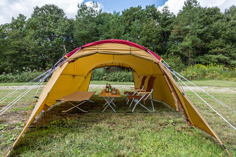 Snow Peak Vault Family Camping Tunnel Tent