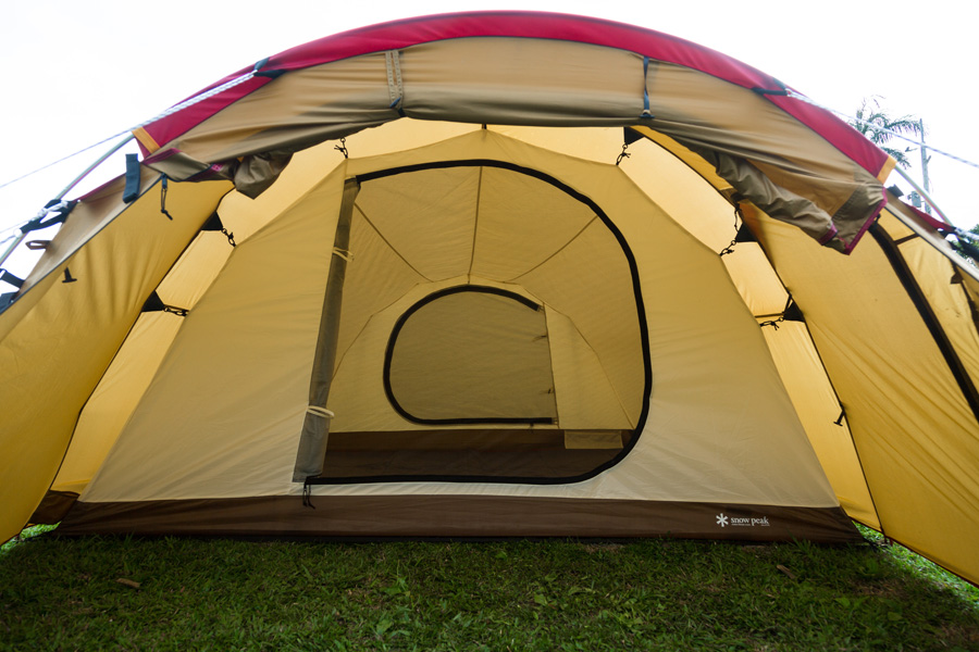 Snow Peak Vault Family Camping Tunnel Tent