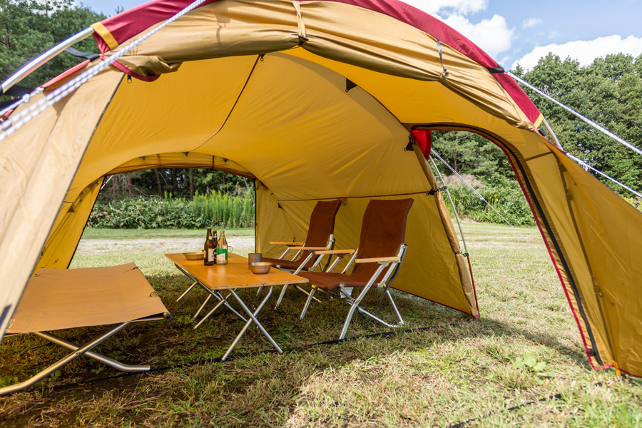 Snow Peak Vault Family Camping Tunnel Tent