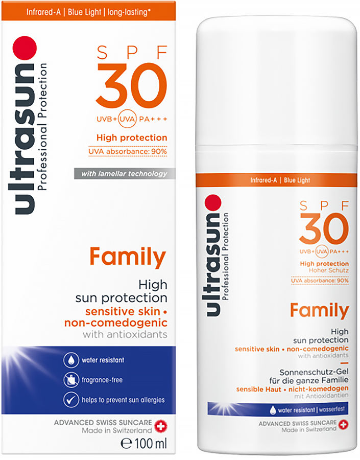 Ultrasun Family Sunscreen Sensitive Skin Gel Lotion