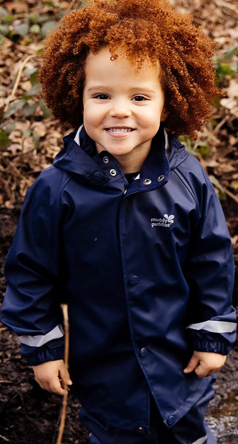 Muddy Puddles Rainy Day Kids' Waterproof Jacket