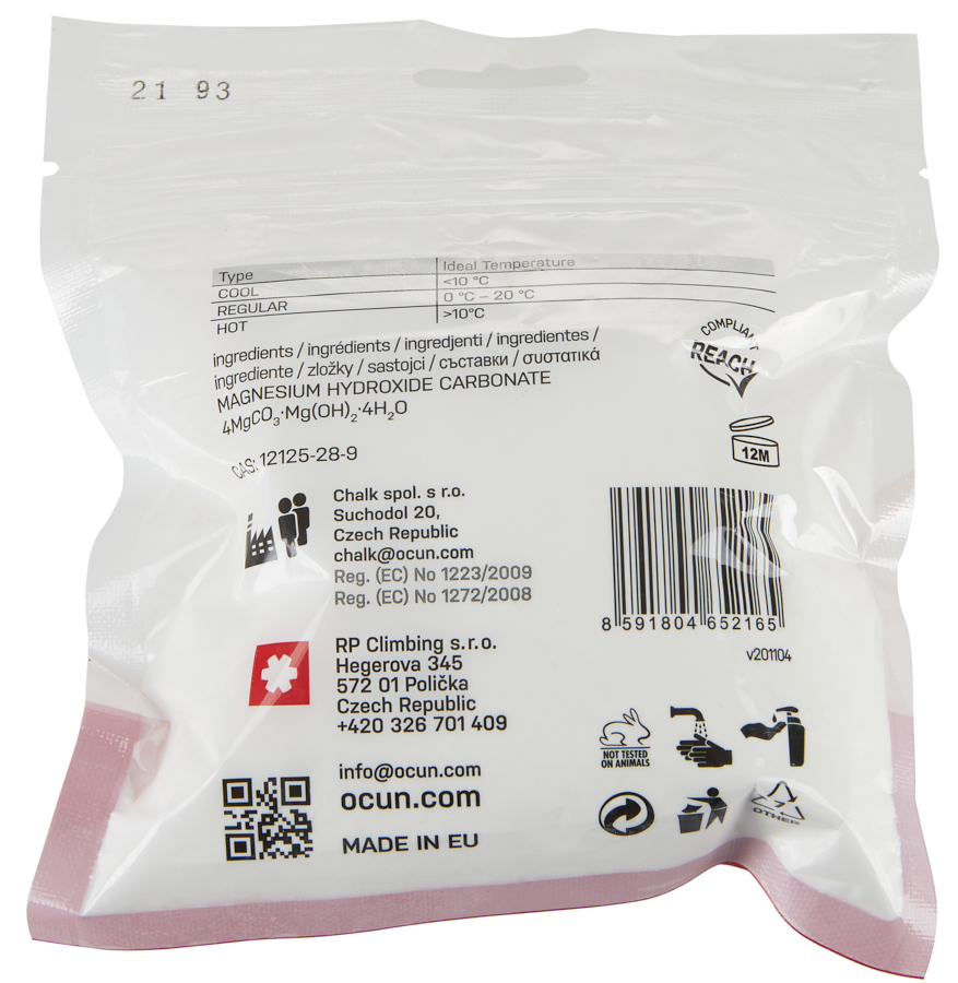 Ocun Hot Chalk Warm Weather Rock Climbing Chalk