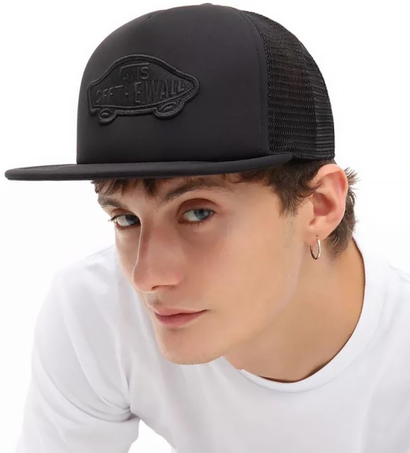 Vans Classic Patch Trucker Hat Flat Brim Cap