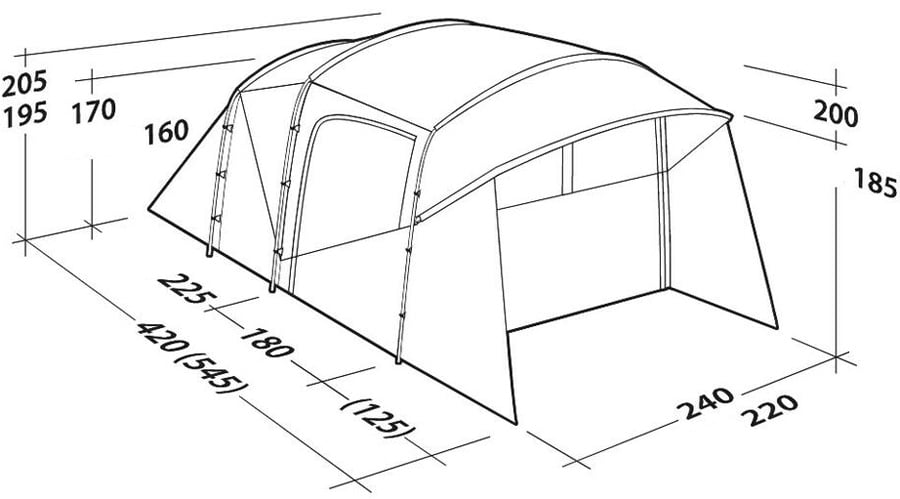 Robens Wolf Moon 4 XP Family Camping Tent