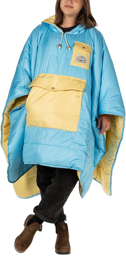 Poler Camp Poncho Reversible Camping Blanket with Hood