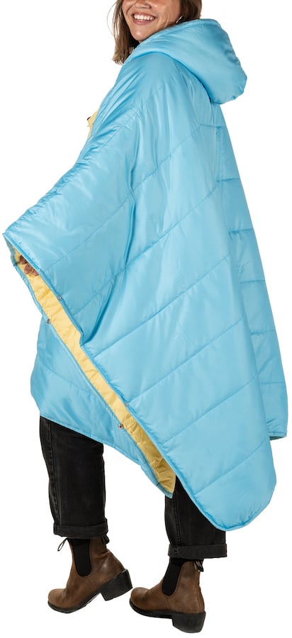 Poler Camp Poncho Reversible Camping Blanket with Hood