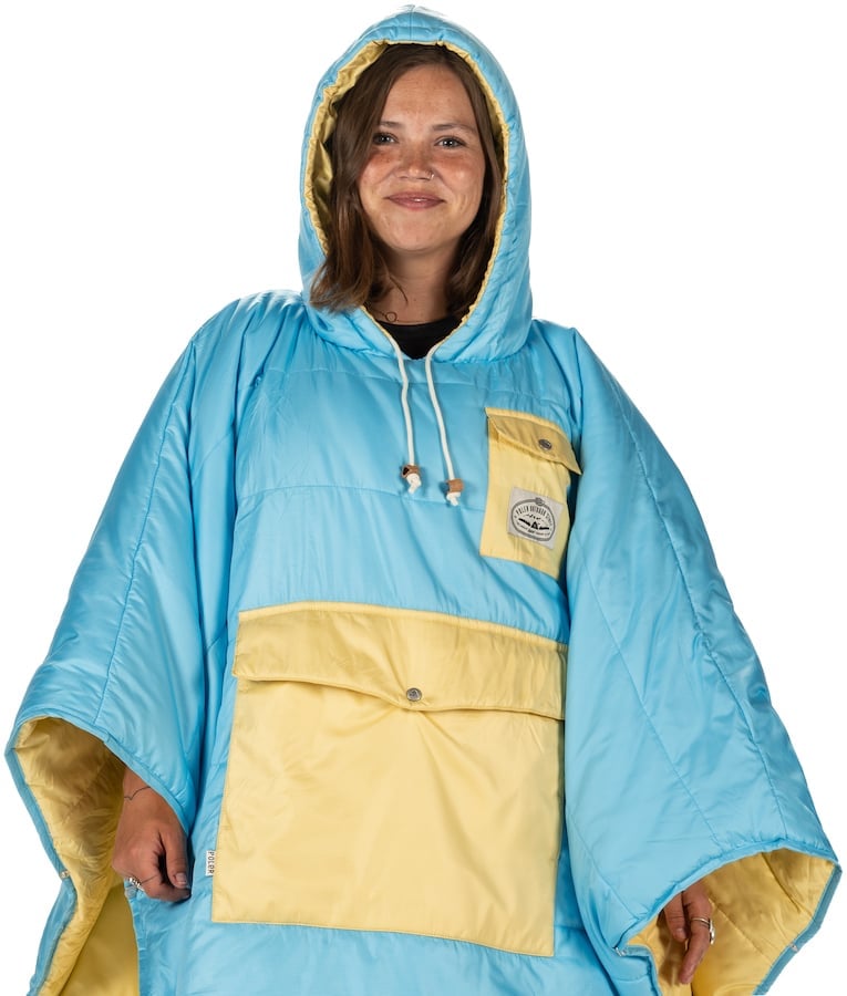 Poler Camp Poncho Reversible Camping Blanket with Hood