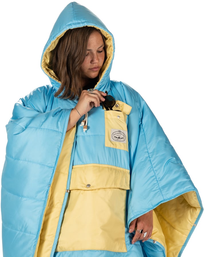 Poler Camp Poncho Reversible Camping Blanket with Hood