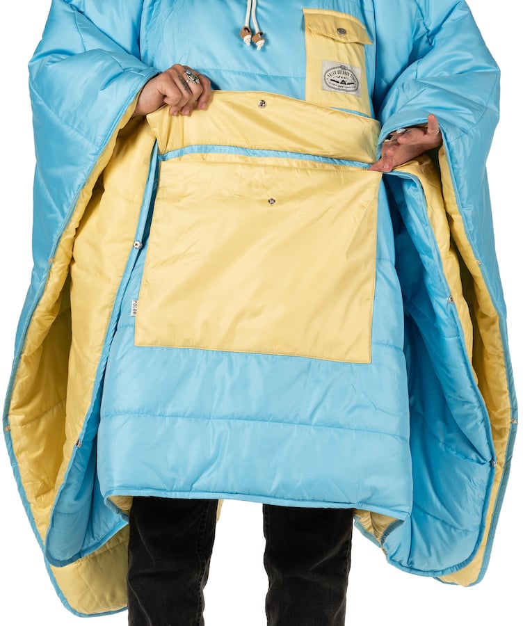 Poler Camp Poncho Reversible Camping Blanket with Hood