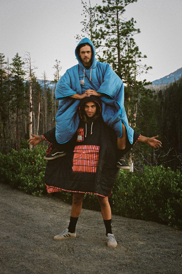 Poler Camp Poncho Reversible Camping Blanket with Hood