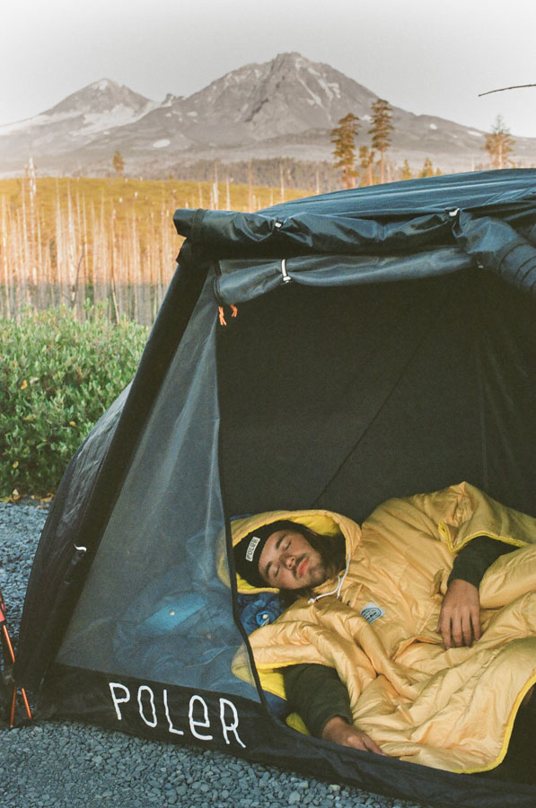 Poler Camp Poncho Reversible Camping Blanket with Hood