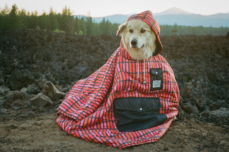 Poler Camp Poncho Reversible Camping Blanket with Hood