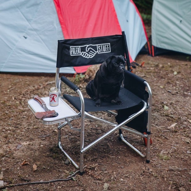 Poler Adventure Chair Folding Camp Chair with Side Table