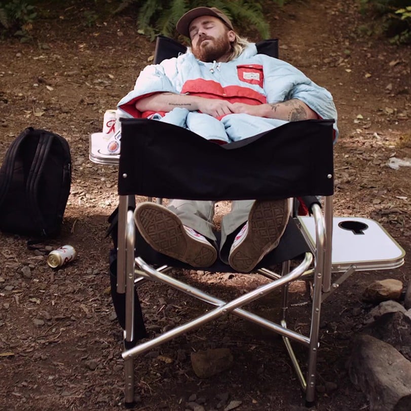 Poler Adventure Chair Folding Camp Chair with Side Table