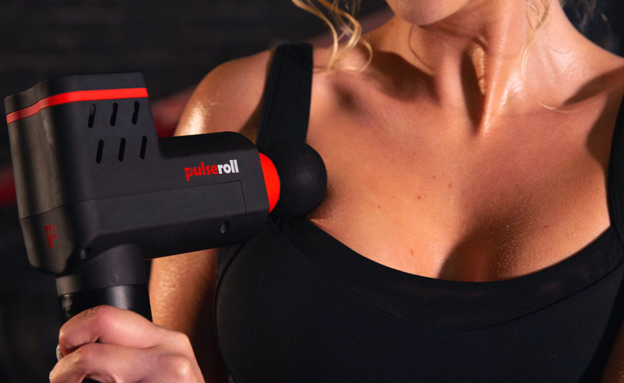 Pulseroll Percussion Massage Gun Handheld Muscle Therapy Massager