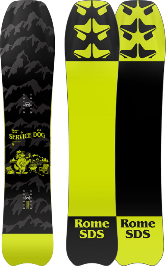 2022 rome snowboards Rome Service Dog Snowboards 2022