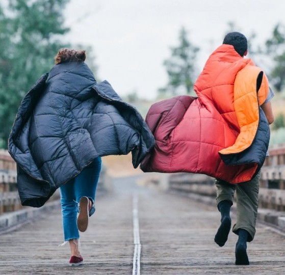 Rumpl Nanoloft Puffy Travel Compact Camping Blanket