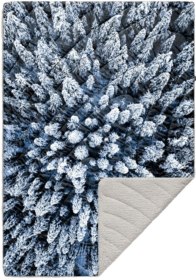 Rumpl Sherpa Puffy Fleece Camping Blanket