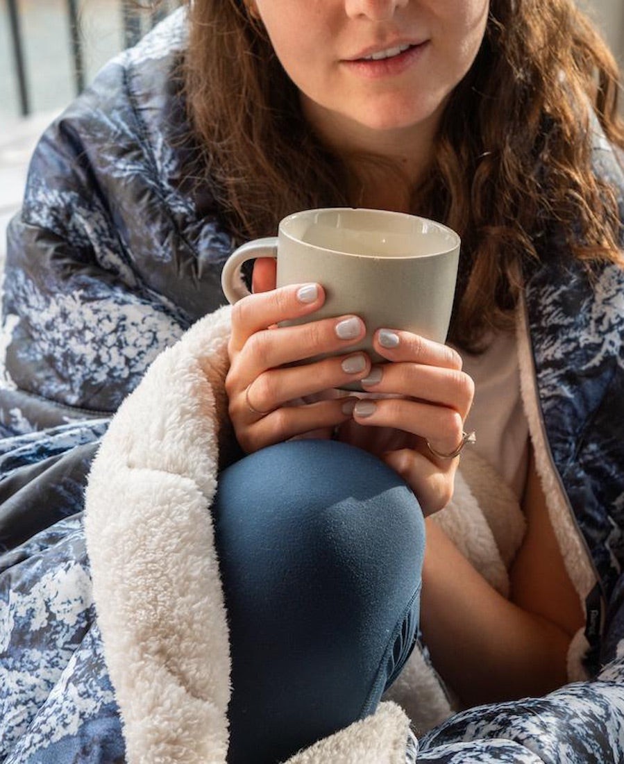 Rumpl Sherpa Puffy Fleece Camping Blanket