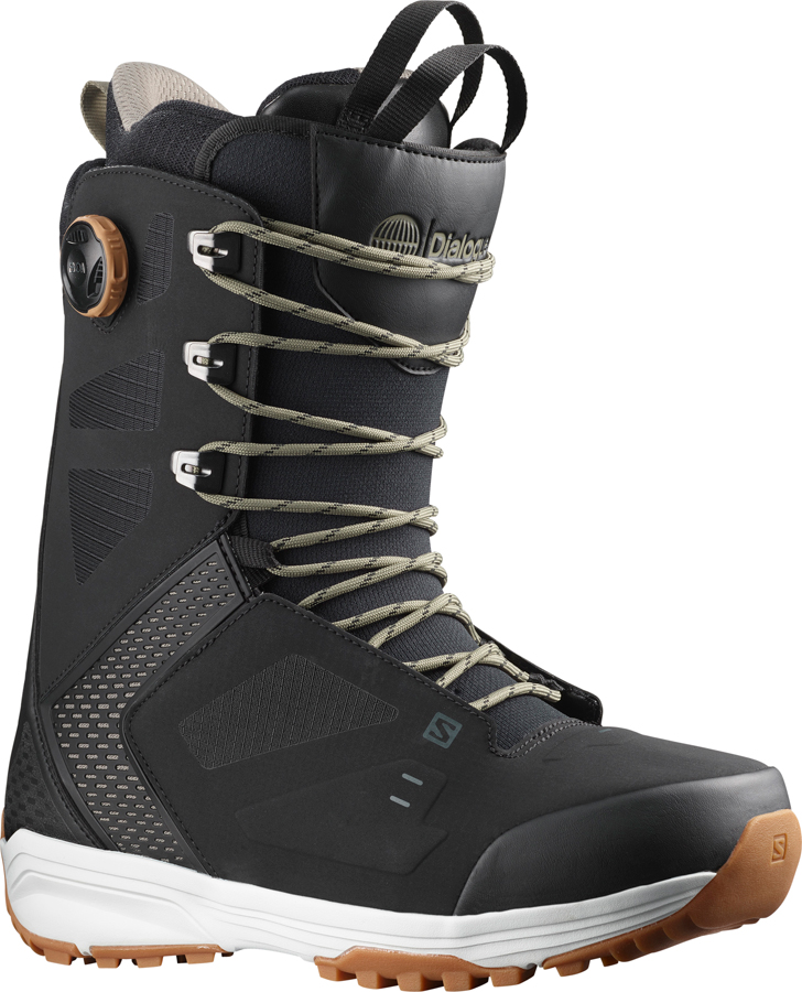 DIALOGUE LACE SJ BOA サロモン ブーツSALOMON SALOMON DIALOGUE LACE SJ BOA SNOWBOARD BOOTS - BLACK WHITE