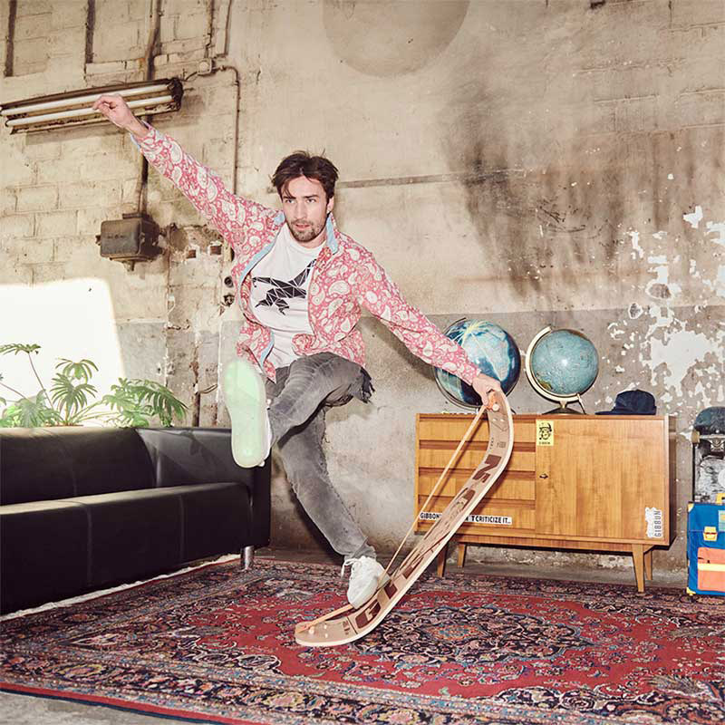 Gibbon Roots Rocker Giboard Slacklining Fitness Set
