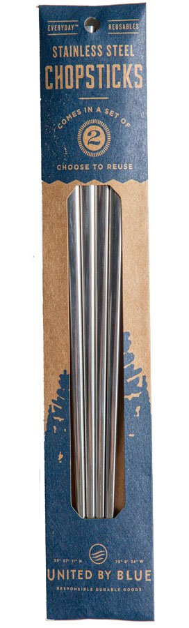 United By Blue Chopstick Pack Stainless Steel Travel Cutlery Set