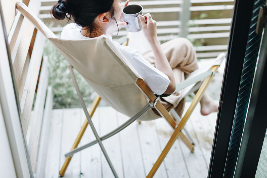 Snow Peak Take! Bamboo Chair Long Deluxe Outdoor Chair