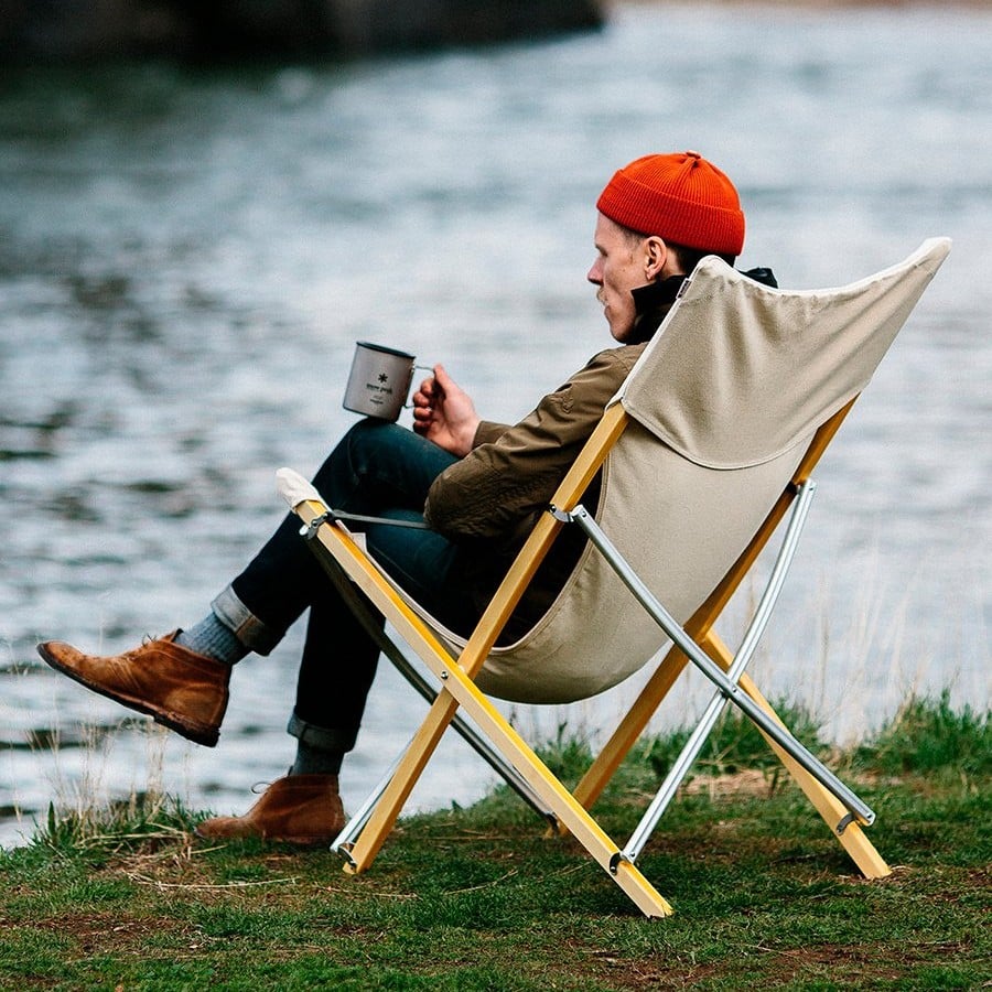 Snow Peak Take! Bamboo Chair Long Deluxe Outdoor Chair