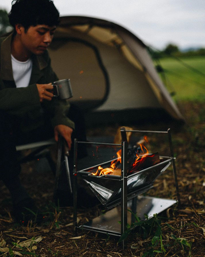 Snow Peak Tabiki Solo Portable Camping Firepit