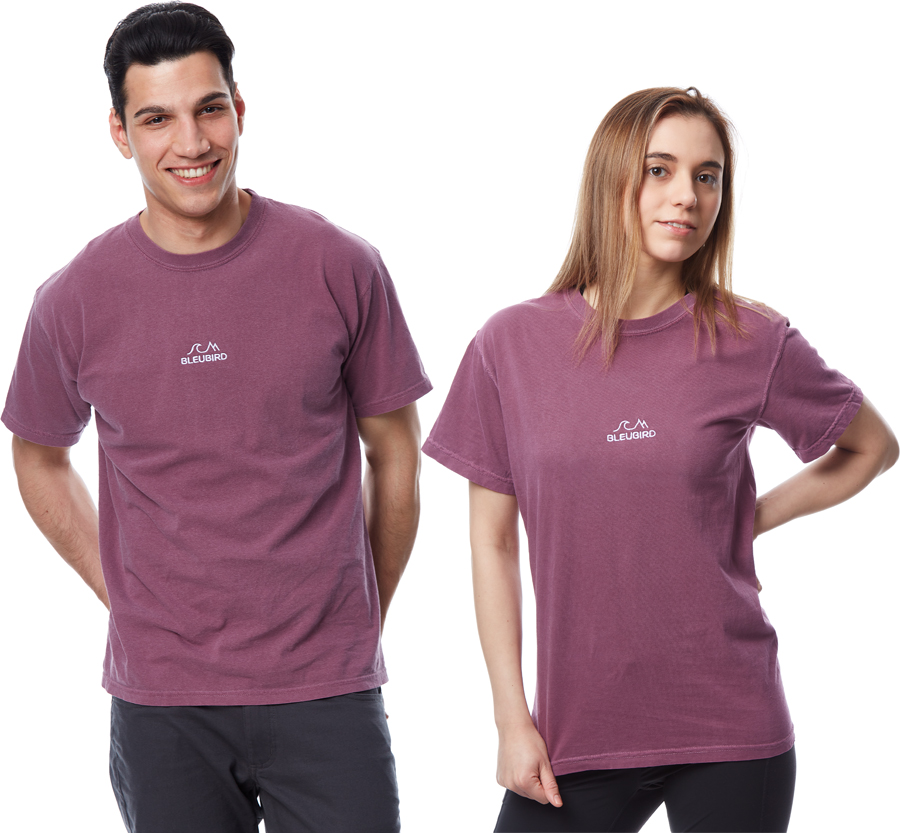 Bleubird Minimal Unisex Cotton Short Sleeve T-Shirt