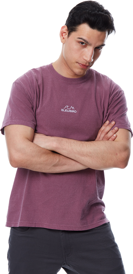 Bleubird Minimal Unisex Cotton Short Sleeve T-Shirt