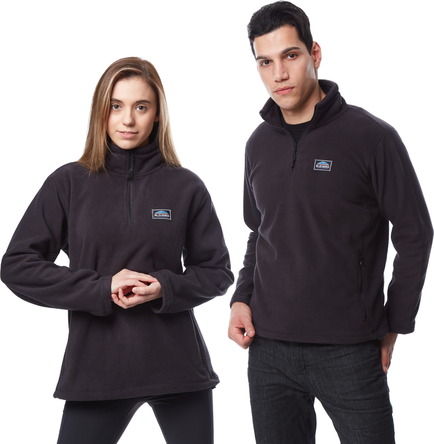 Bleubird Horizon Unisex Pullover 1/2 Zip Fleece