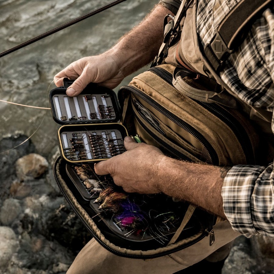 Filson Tin Cloth Fishing Pack Waist Pack/Bum Bag