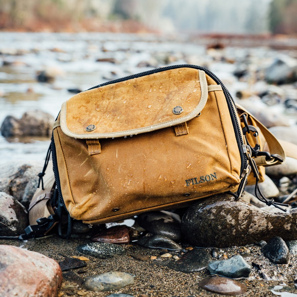 Filson Tin Cloth Fishing Pack Waist Pack/Bum Bag