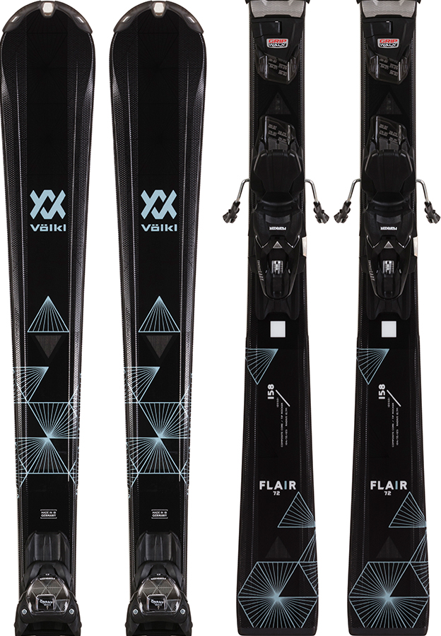 Volkl Flair 72 Women's Skis + VMotion 9 GW Lady 2021