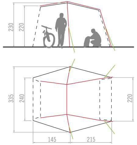 Vaude Drive Van Driveaway Camping Awning
