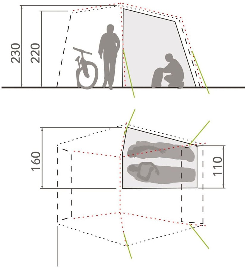 Vaude Drive Van Innertent Sleeping Cabin