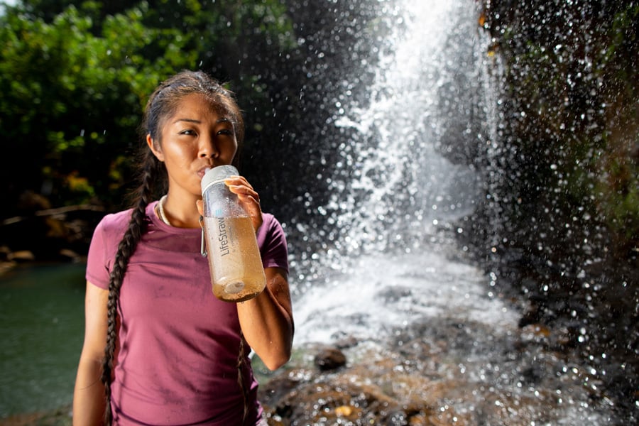 Lifestraw Go Tritan Renew Travel Water Filter Bottle