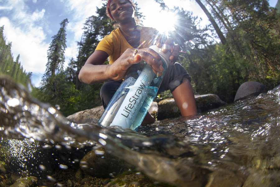 Lifestraw Go Tritan Renew Travel Water Filter Bottle